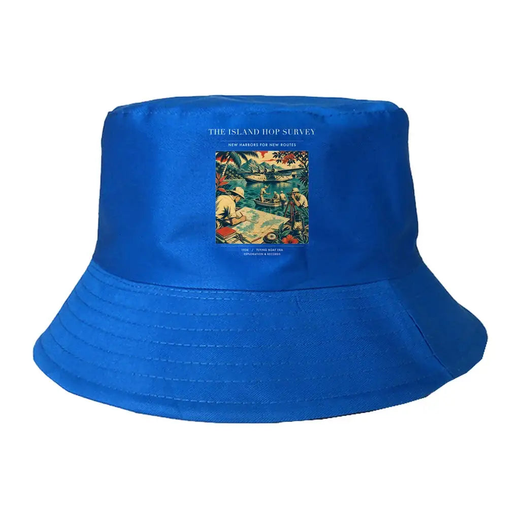 The Island Hop Survey summer hat - blue