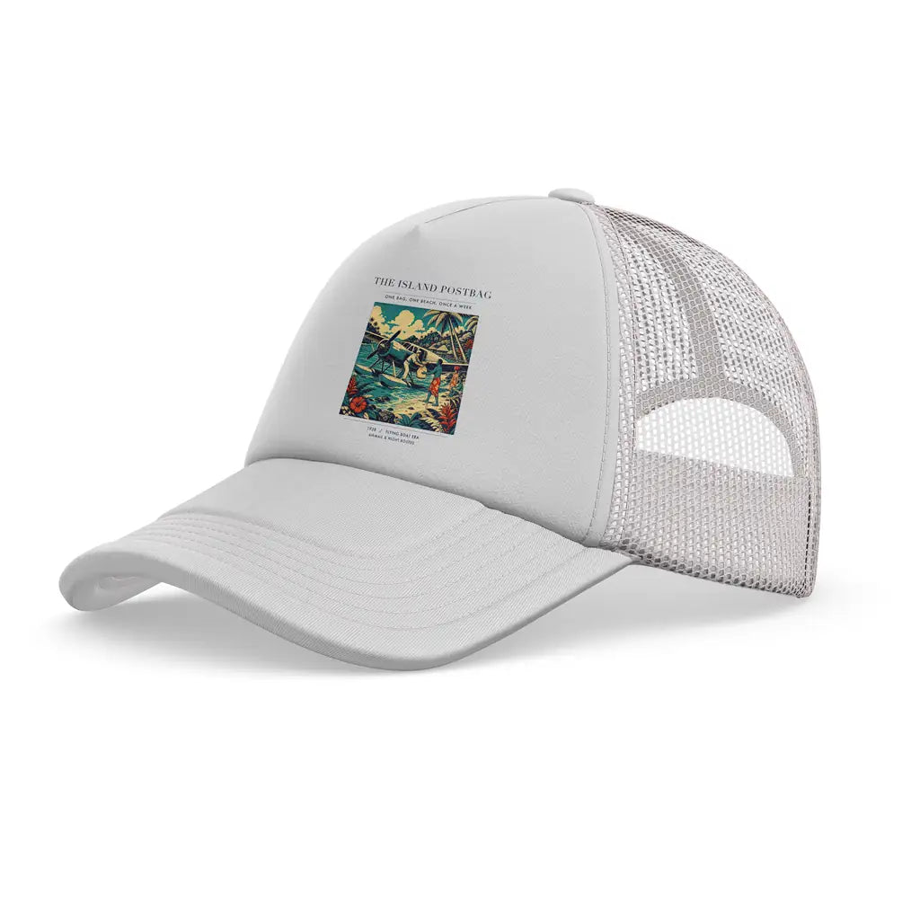 The Island Postbag trucker cap - white