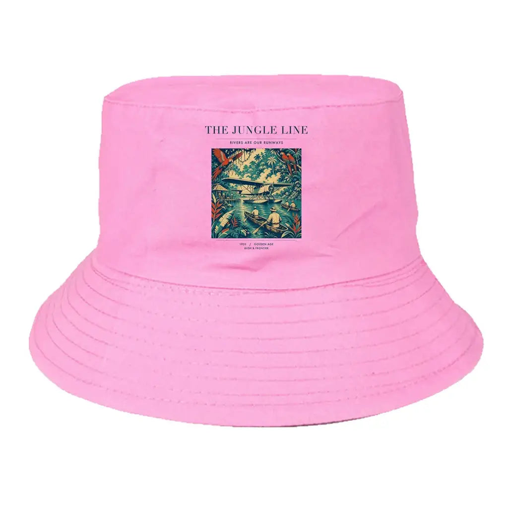 The Jungle Line summer hat - light pink