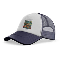 Thumbnail for The Lagoon School Bus trucker cap - dark blue