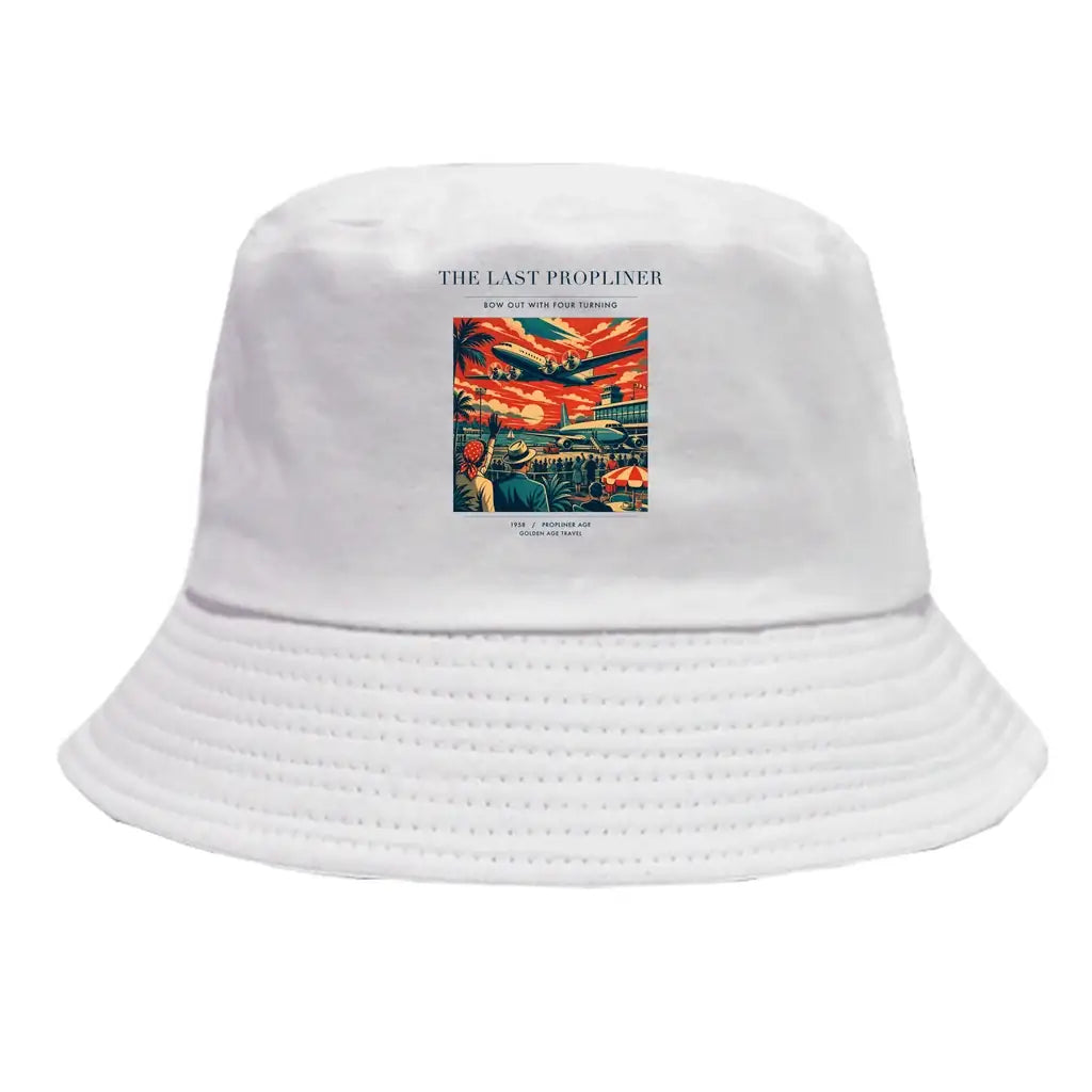 The Last Propliner summer hat - white