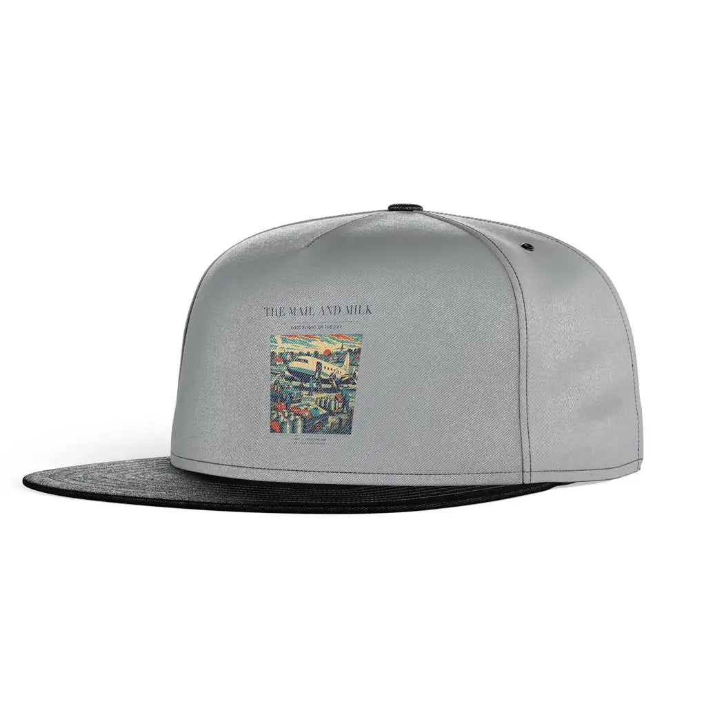 The Mail And Milk snapback - gray & black