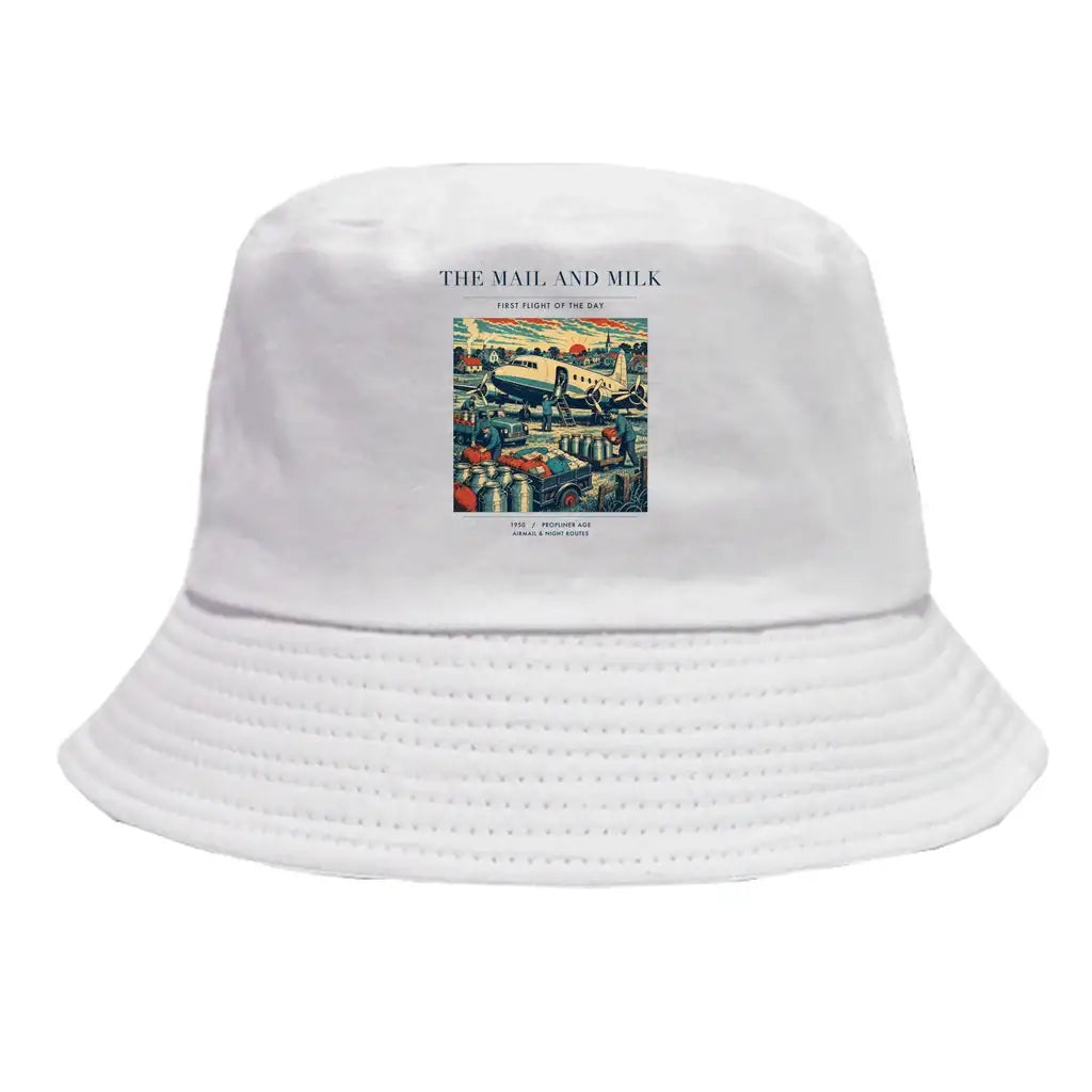 The Mail And Milk summer hat - white