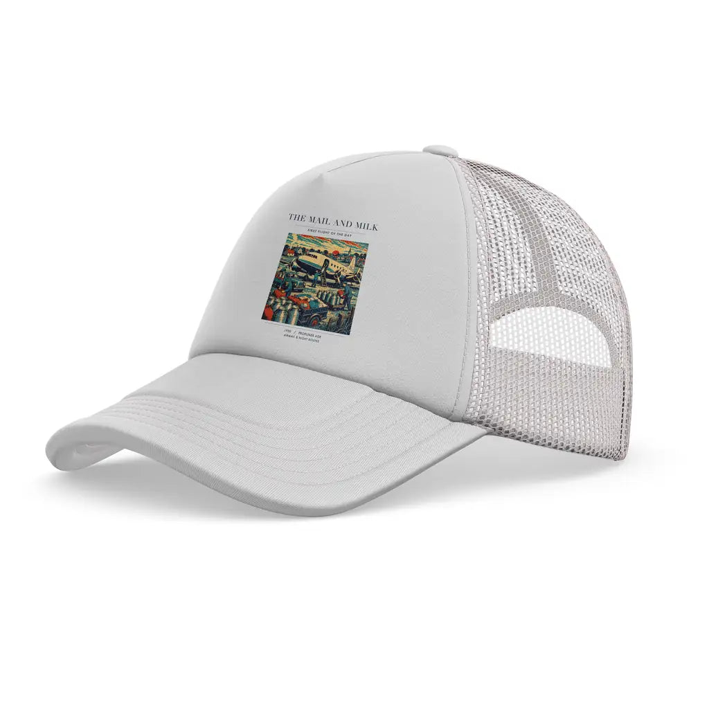 The Mail And Milk trucker cap - white