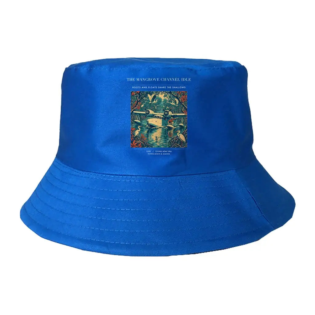 The Mangrove Channel Idle summer hat - blue