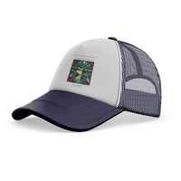 Thumbnail for The Mangrove Channel Idle trucker cap - dark blue