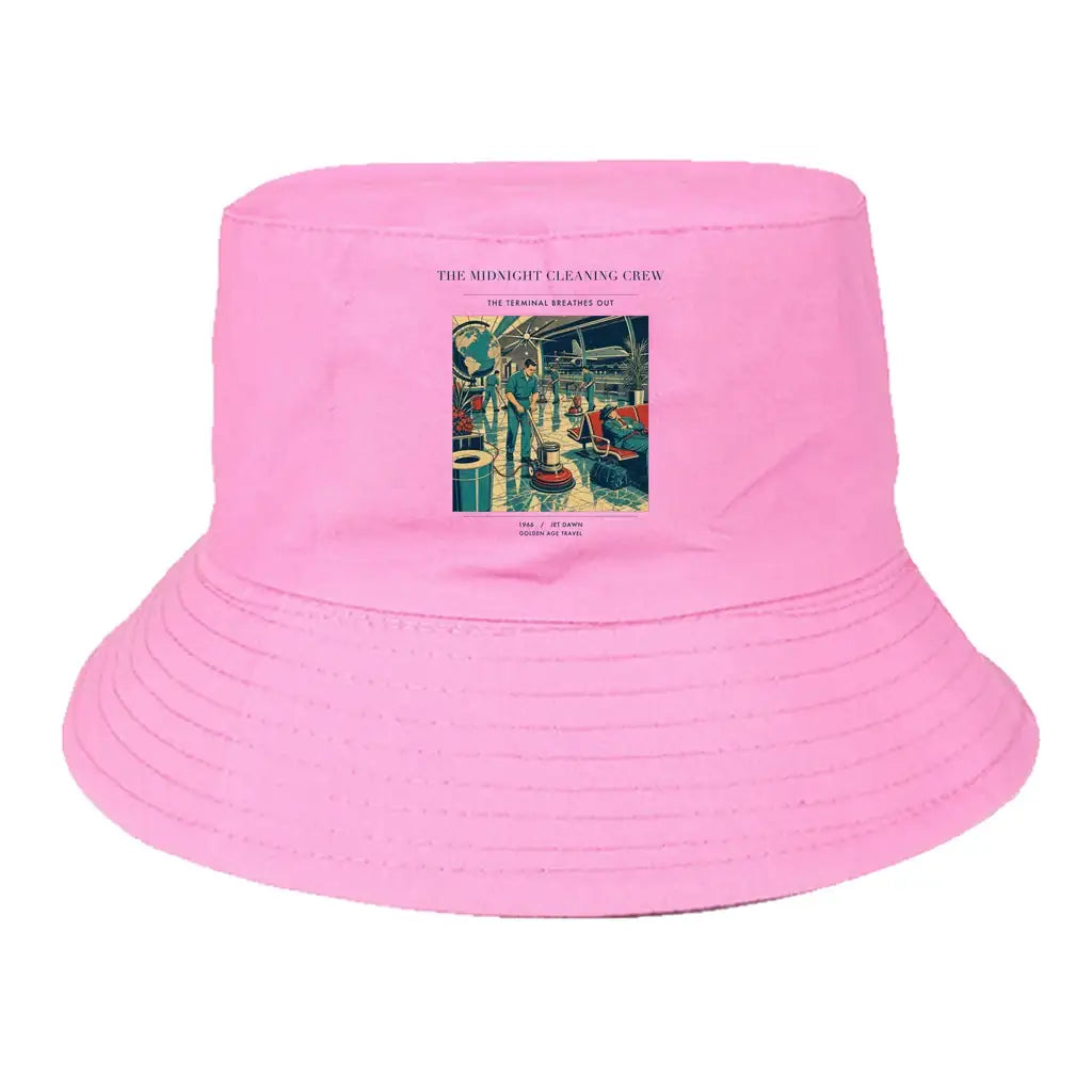 The Midnight Cleaning Crew summer hat - light pink