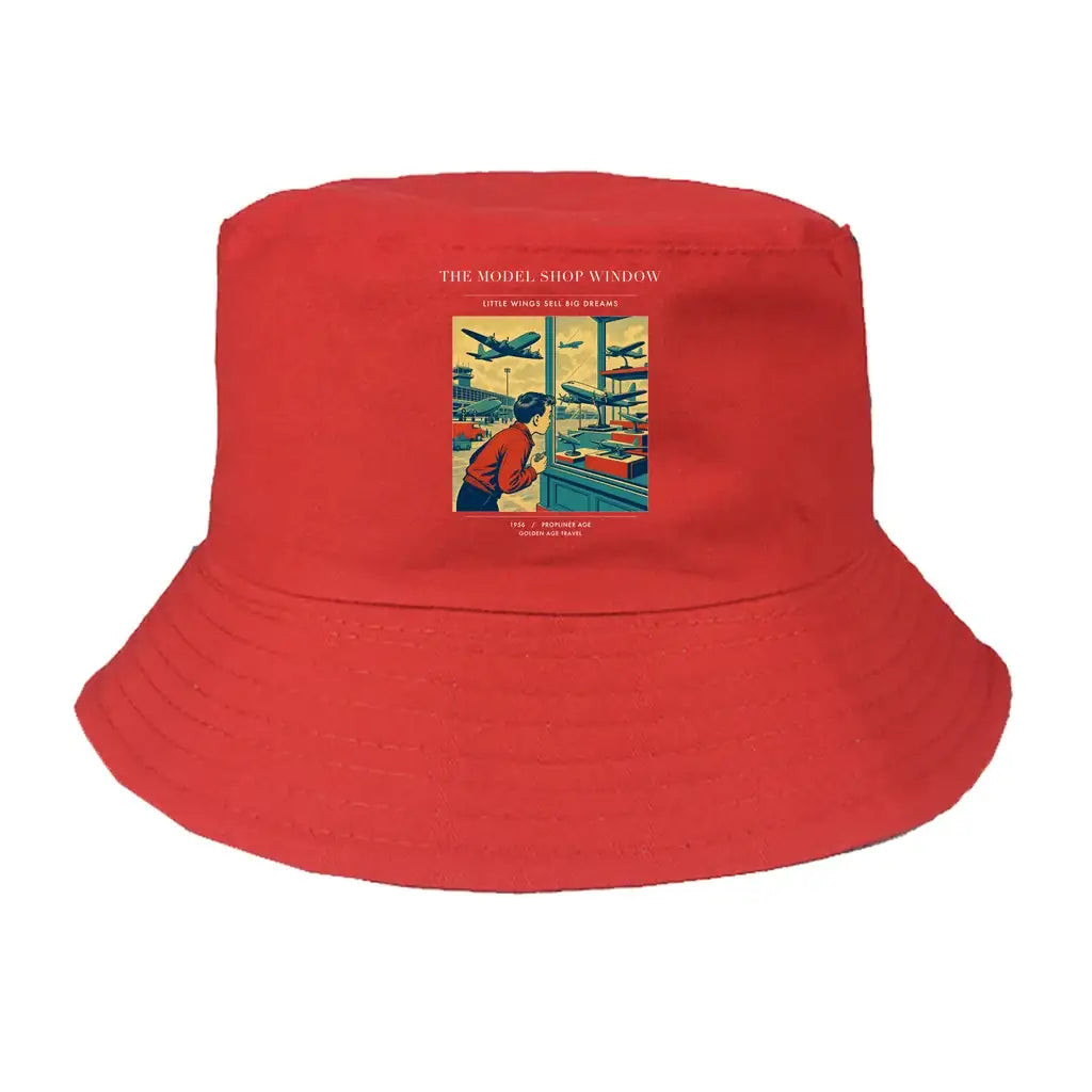 The Model Shop Window summer hat - red