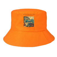Thumbnail for The Monastery Ledge Strip summer hat - orange