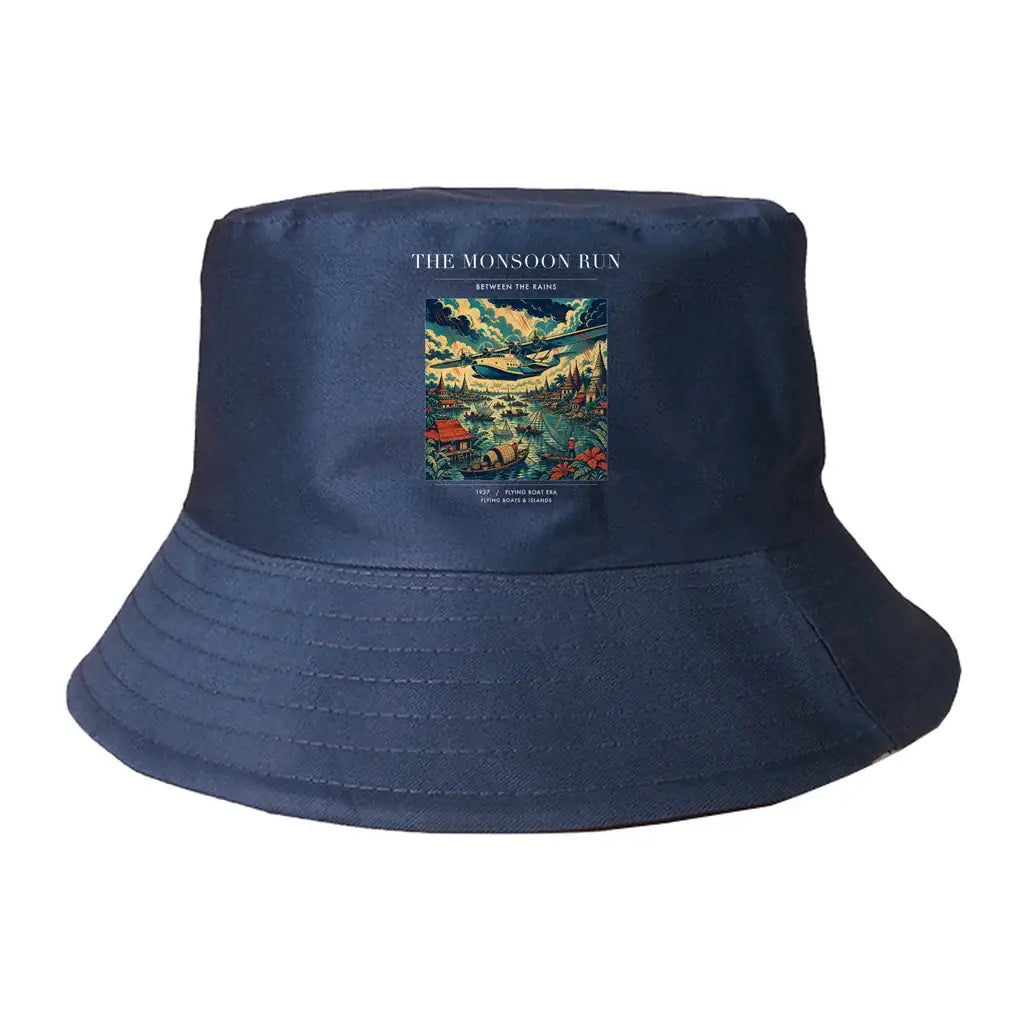 The Monsoon Run summer hat - dark blue