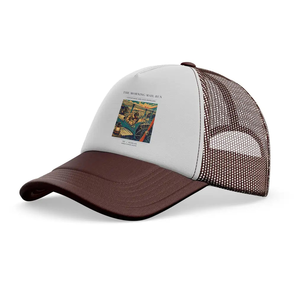 The Morning Mail Run trucker cap - brown