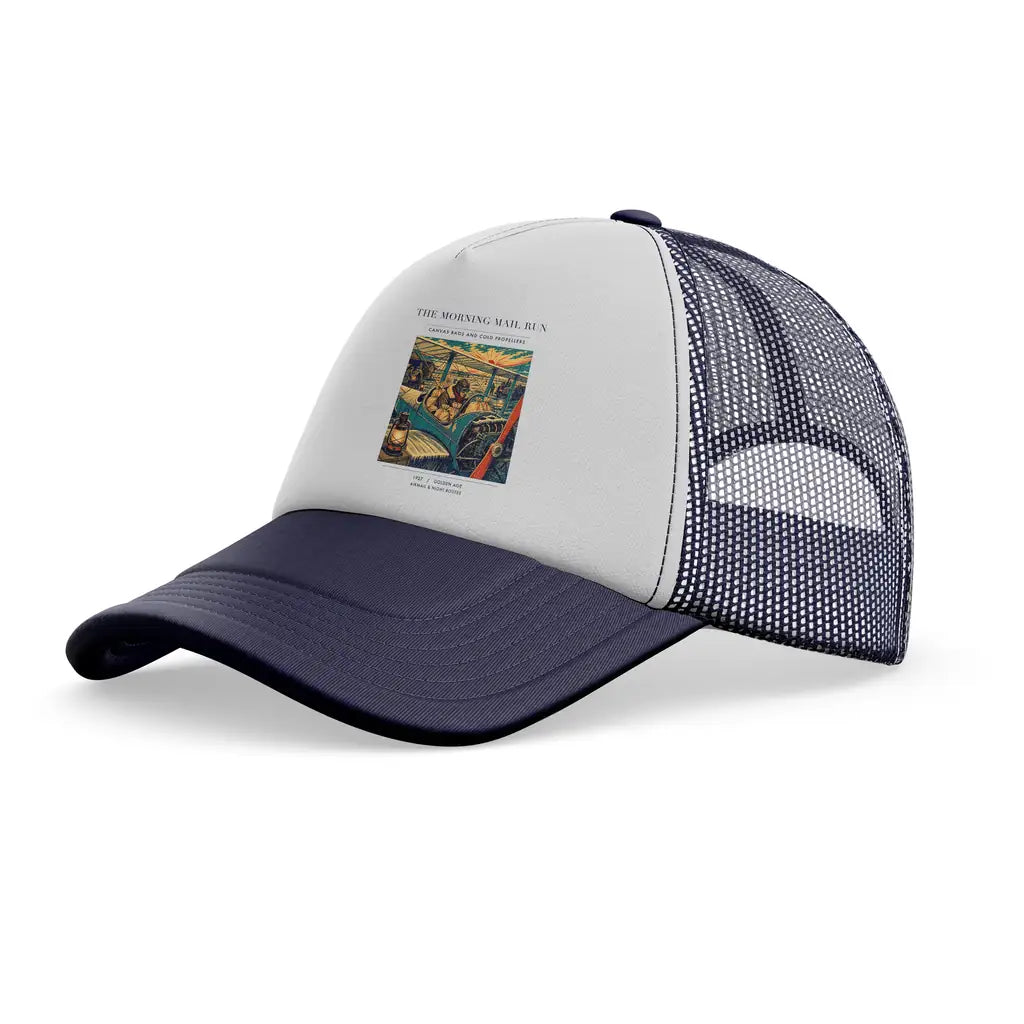 The Morning Mail Run trucker cap - dark blue