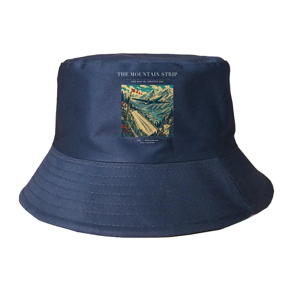 The Mountain Strip summer hat - dark blue
