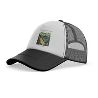 Thumbnail for The Mountain Strip trucker cap - black