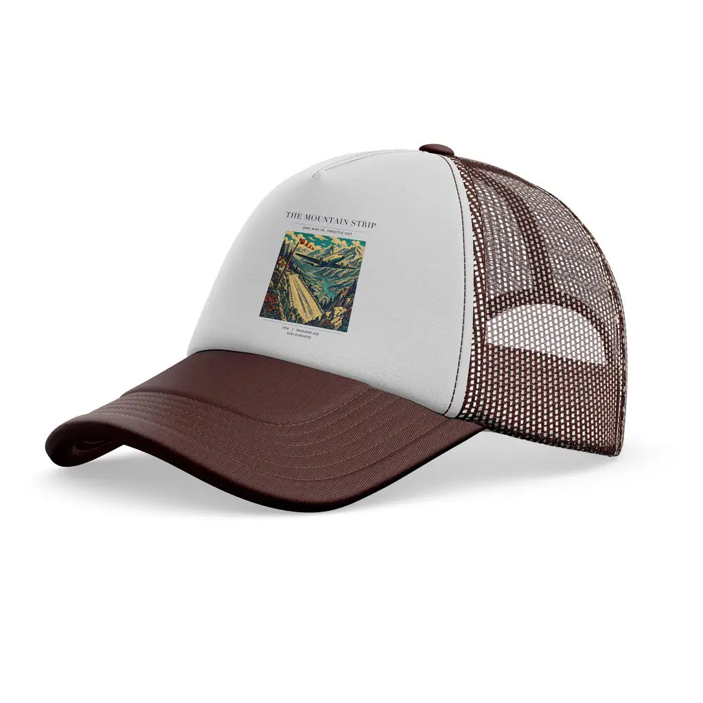 The Mountain Strip trucker cap - brown