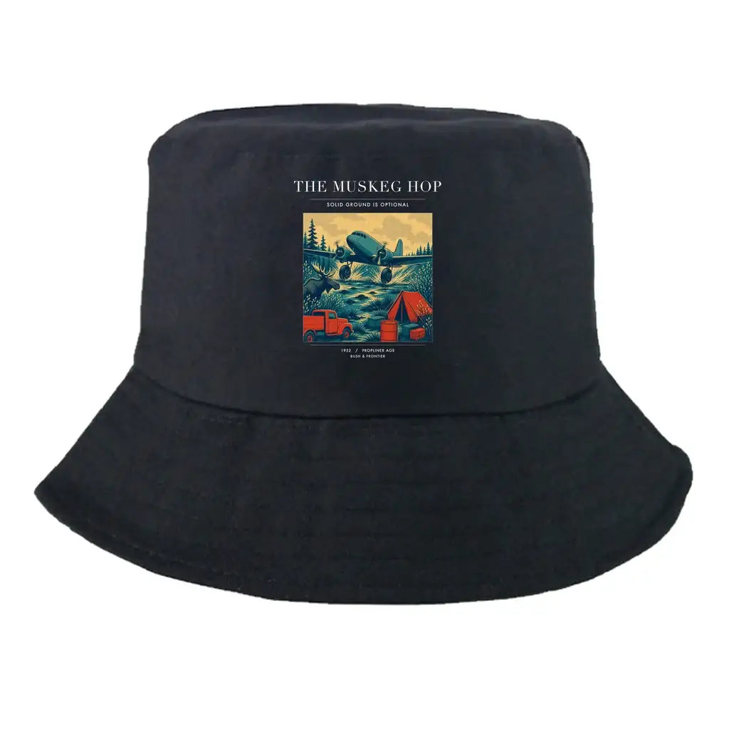 The Muskeg Hop summer hat - black