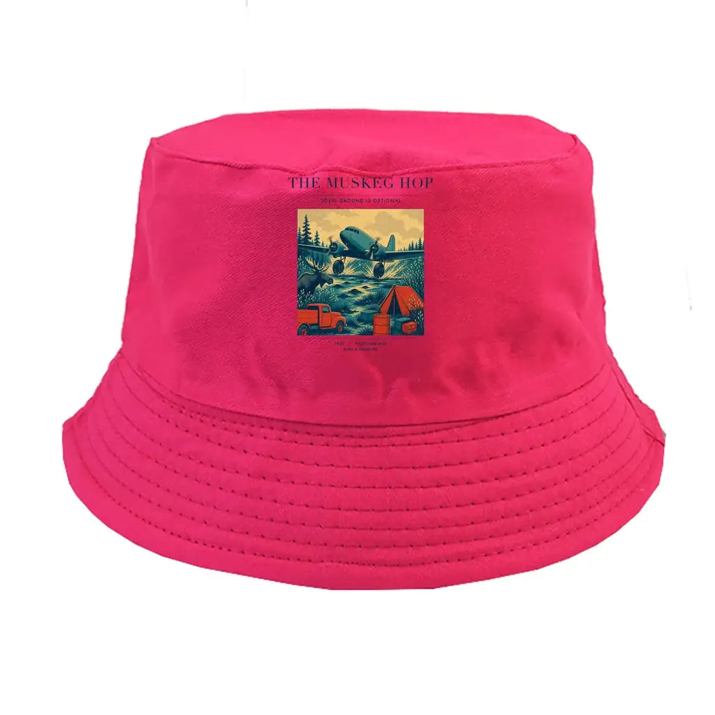 The Muskeg Hop summer hat - pink