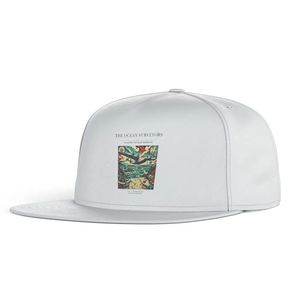 The Ocean Surveyors snapback - white