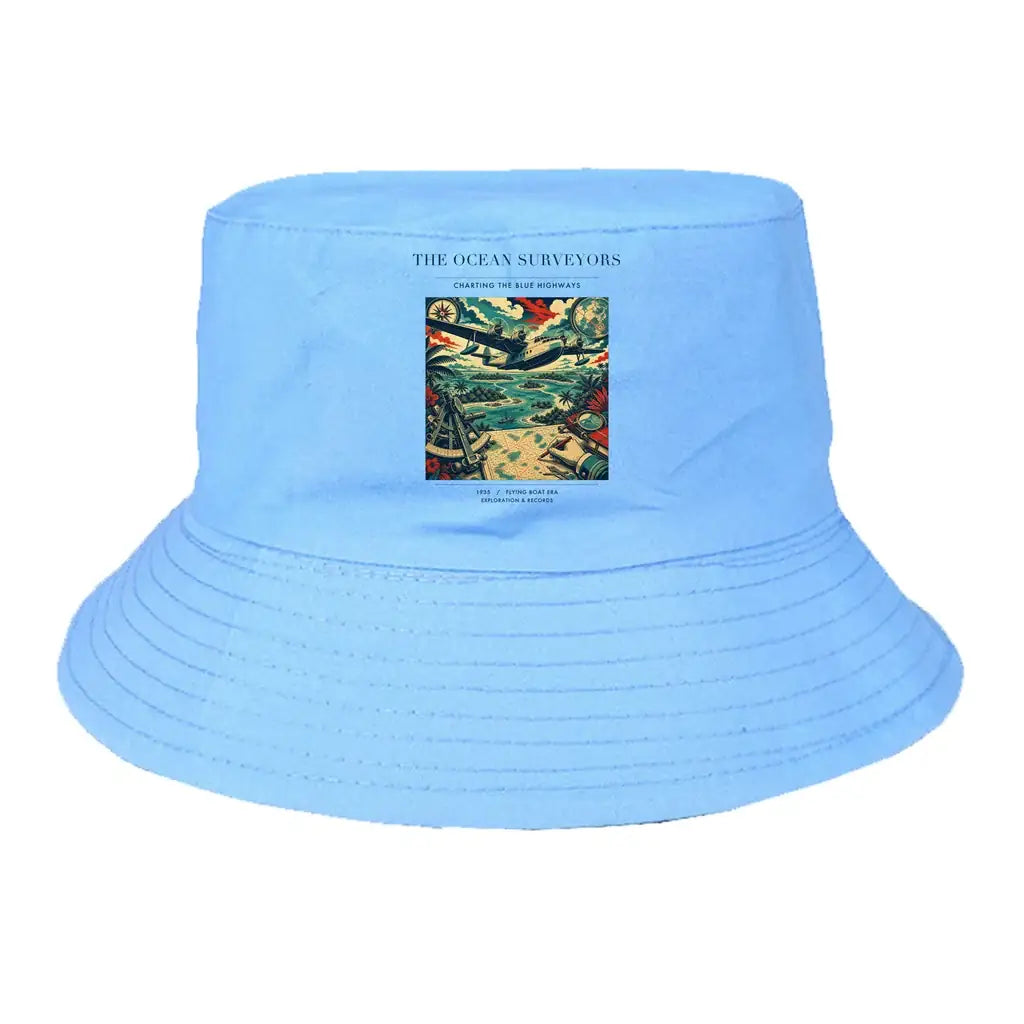 The Ocean Surveyors summer hat - light blue