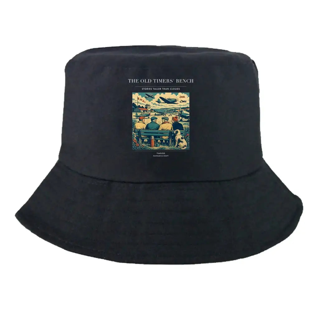 The Old Timers' Bench summer hat - black
