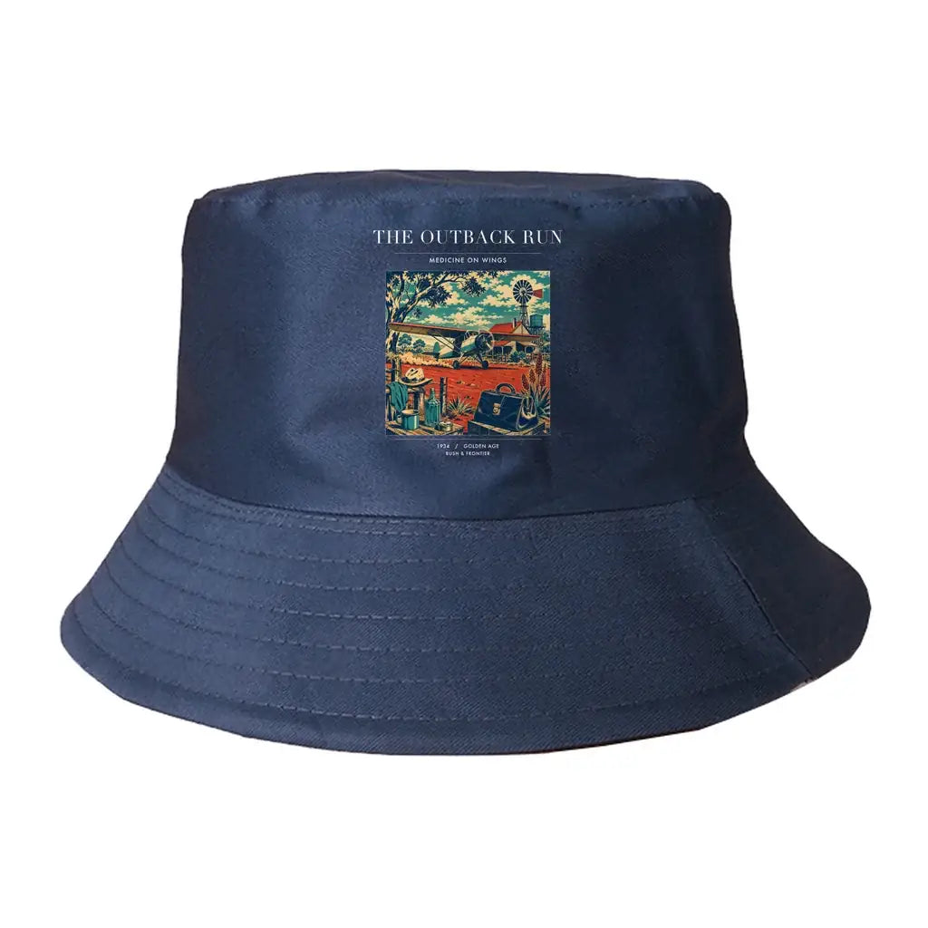 The Outback Run summer hat - dark blue