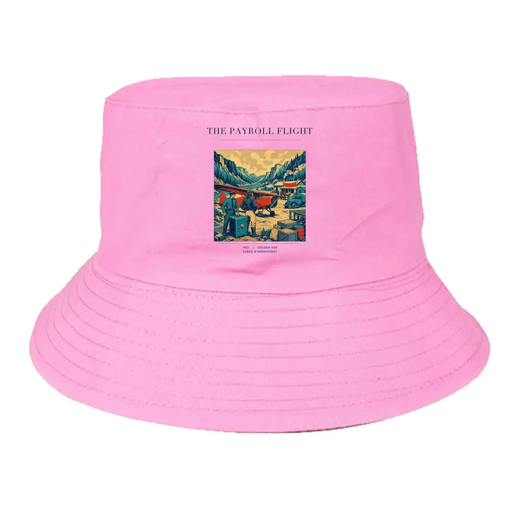 The Payroll Flight summer hat - light pink