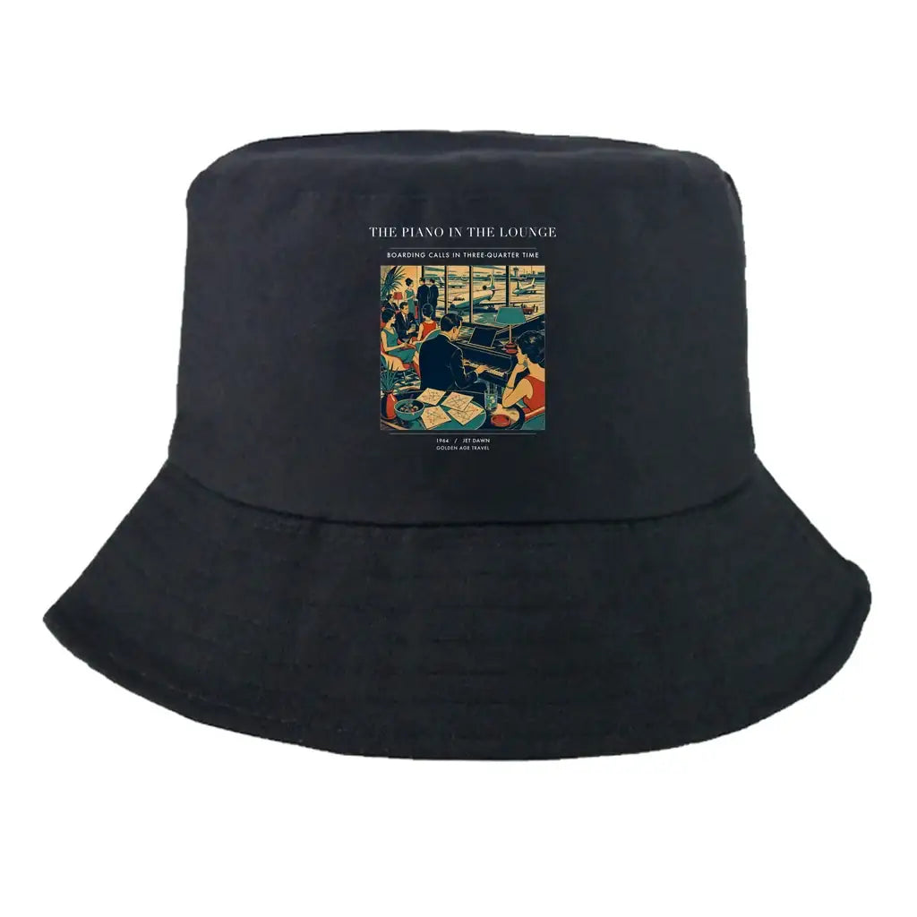 The Piano In The Lounge summer hat - black