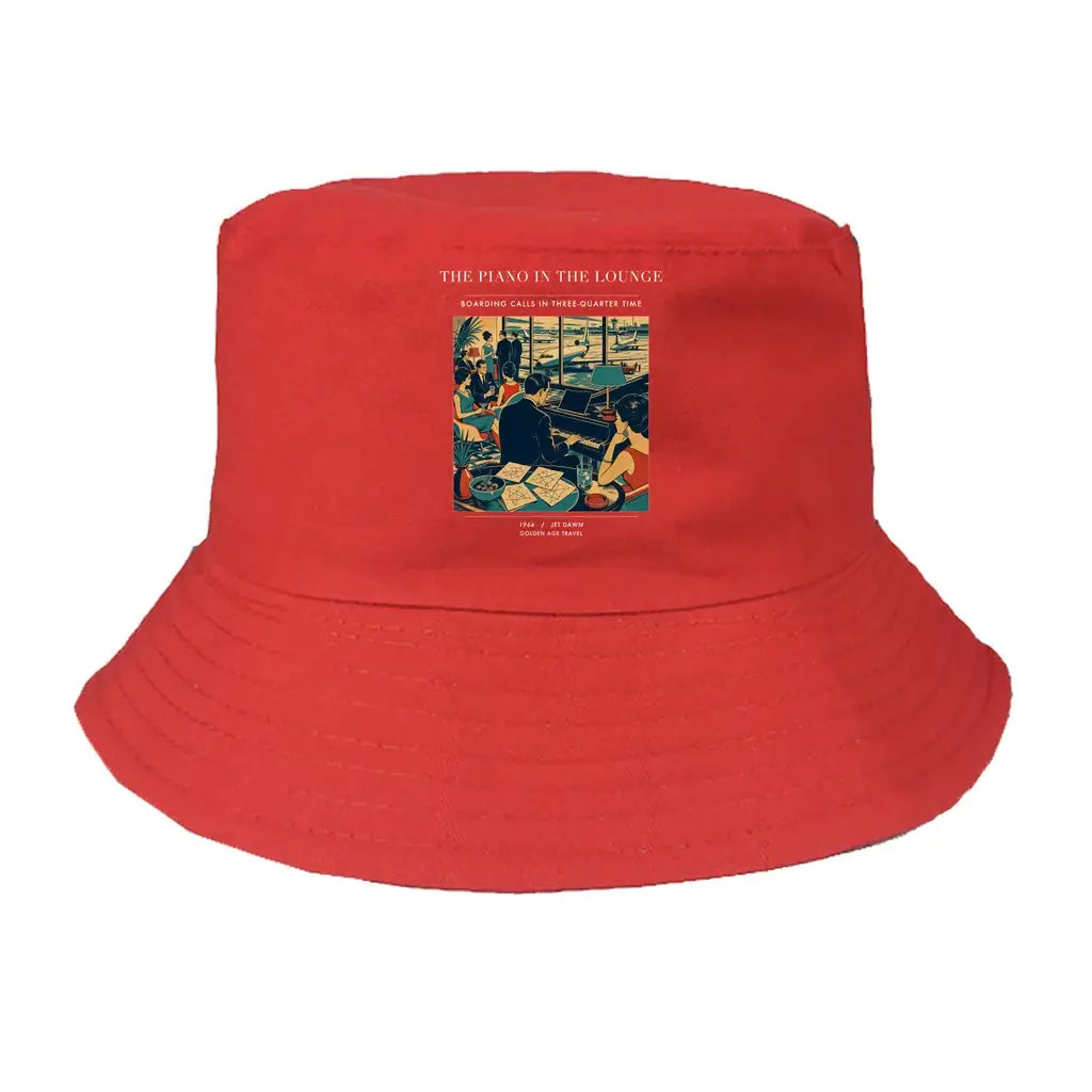The Piano In The Lounge summer hat - red