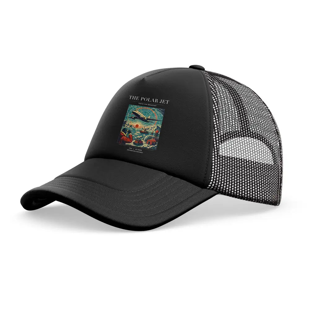 The Polar Jet trucker cap - full black