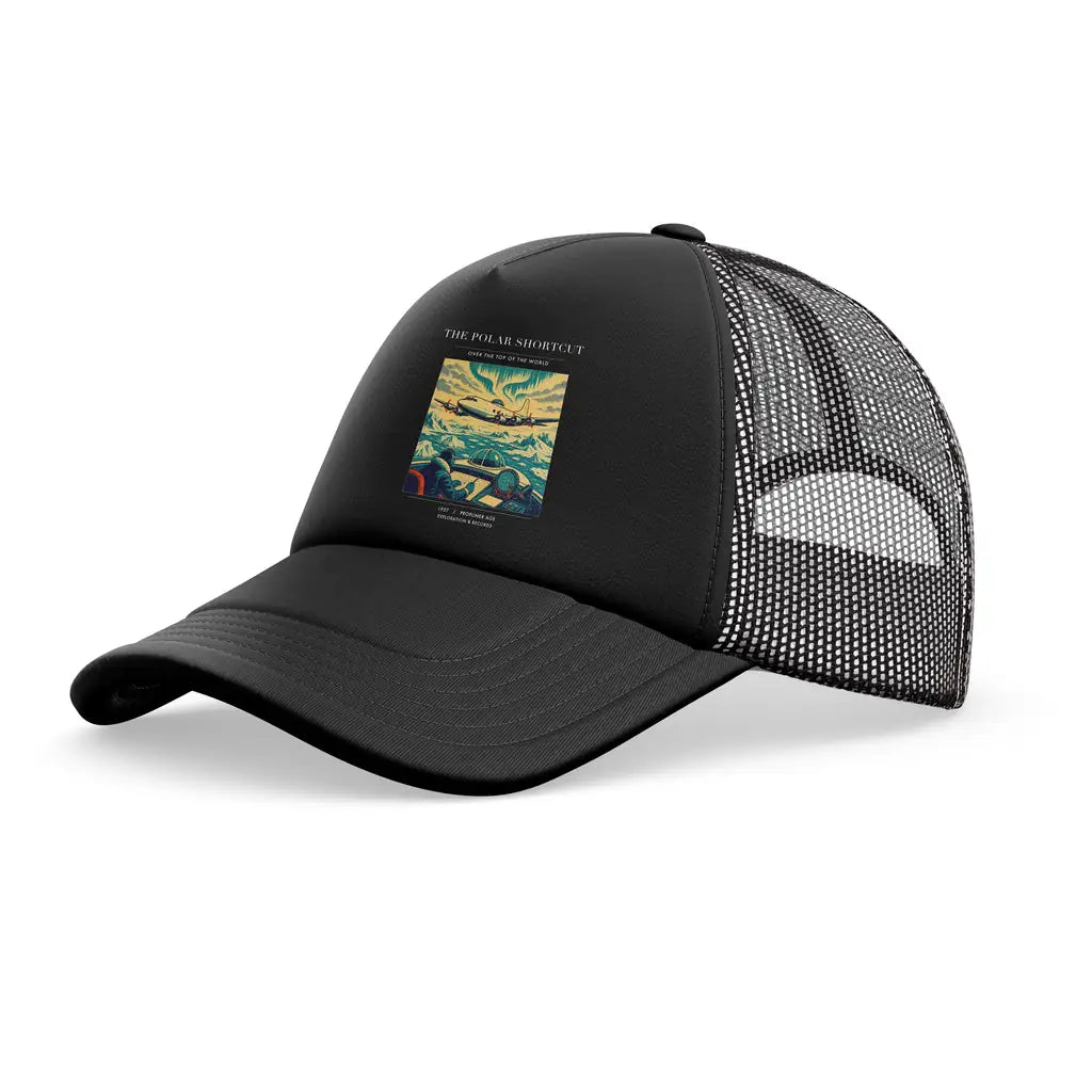 The Polar Shortcut trucker cap - full black