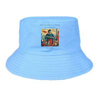 Thumbnail for The Polar Sun Compass summer hat - light blue