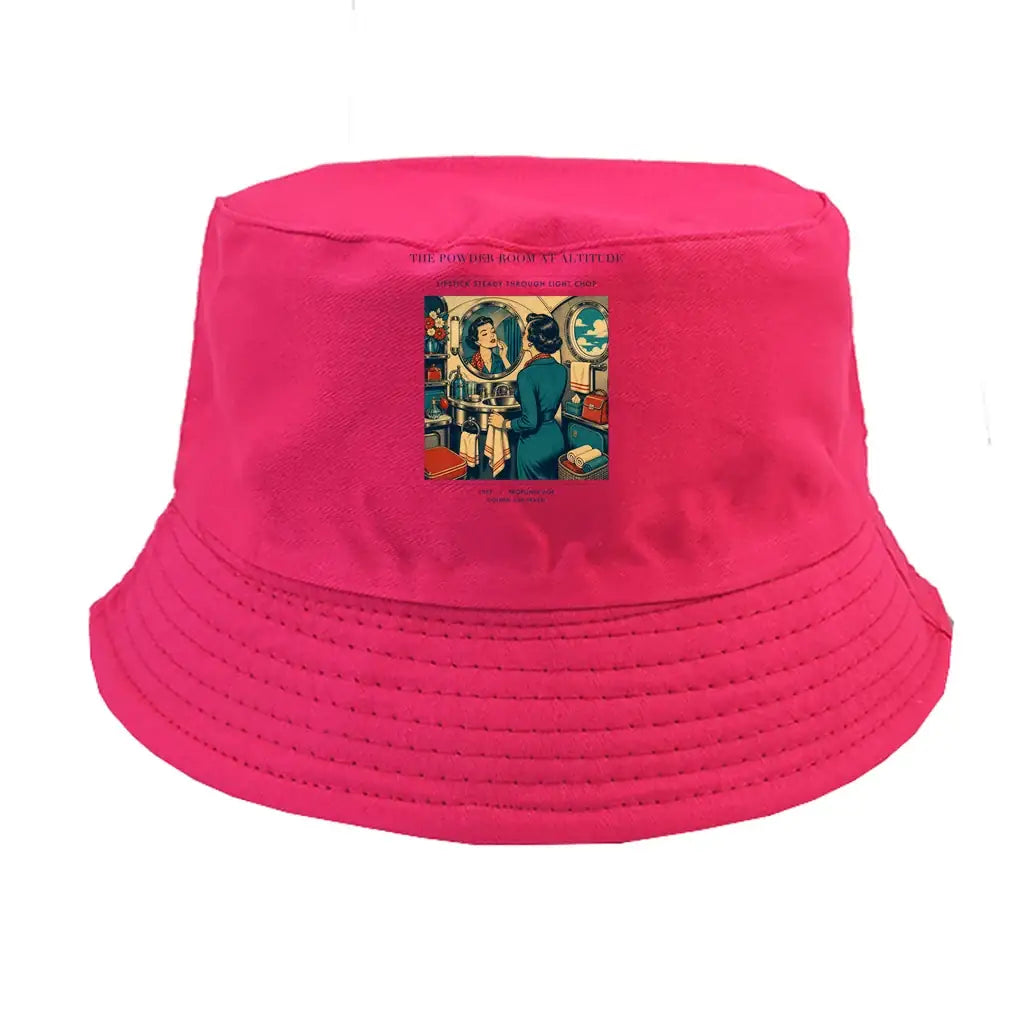 The Powder Room At Altitude summer hat - pink
