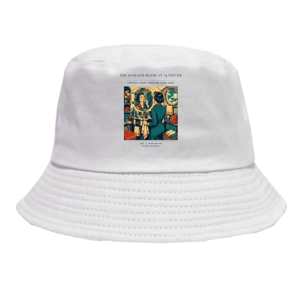 The Powder Room At Altitude summer hat - white