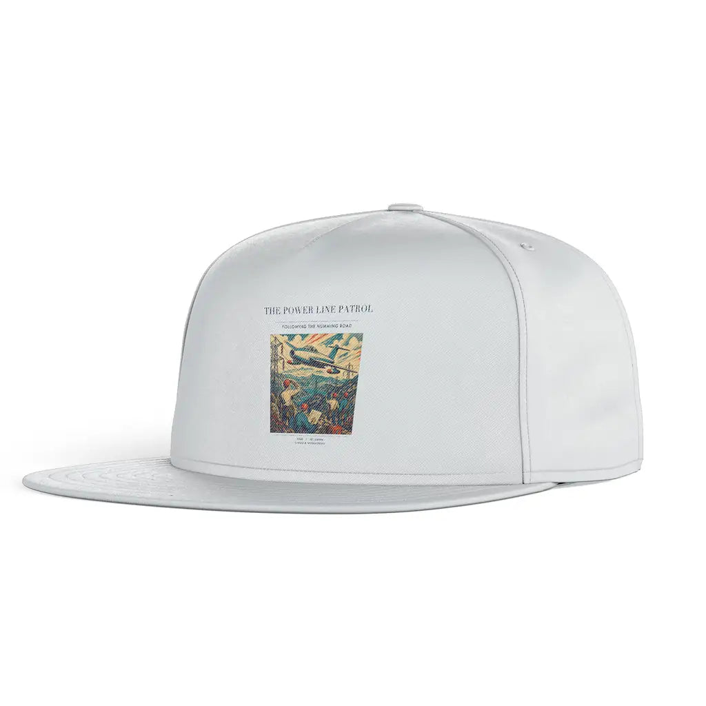 The Power Line Patrol snapback - white