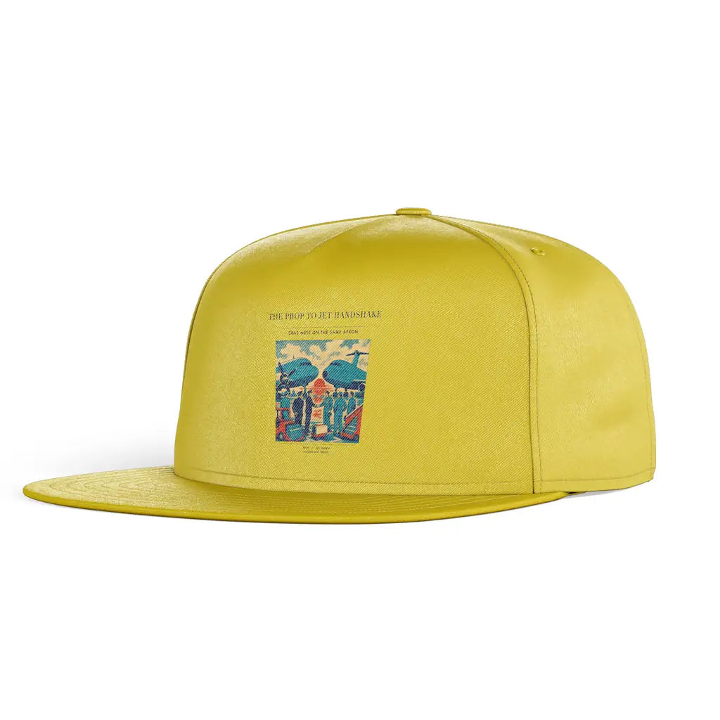 The Prop To Jet Handshake snapback - yellow