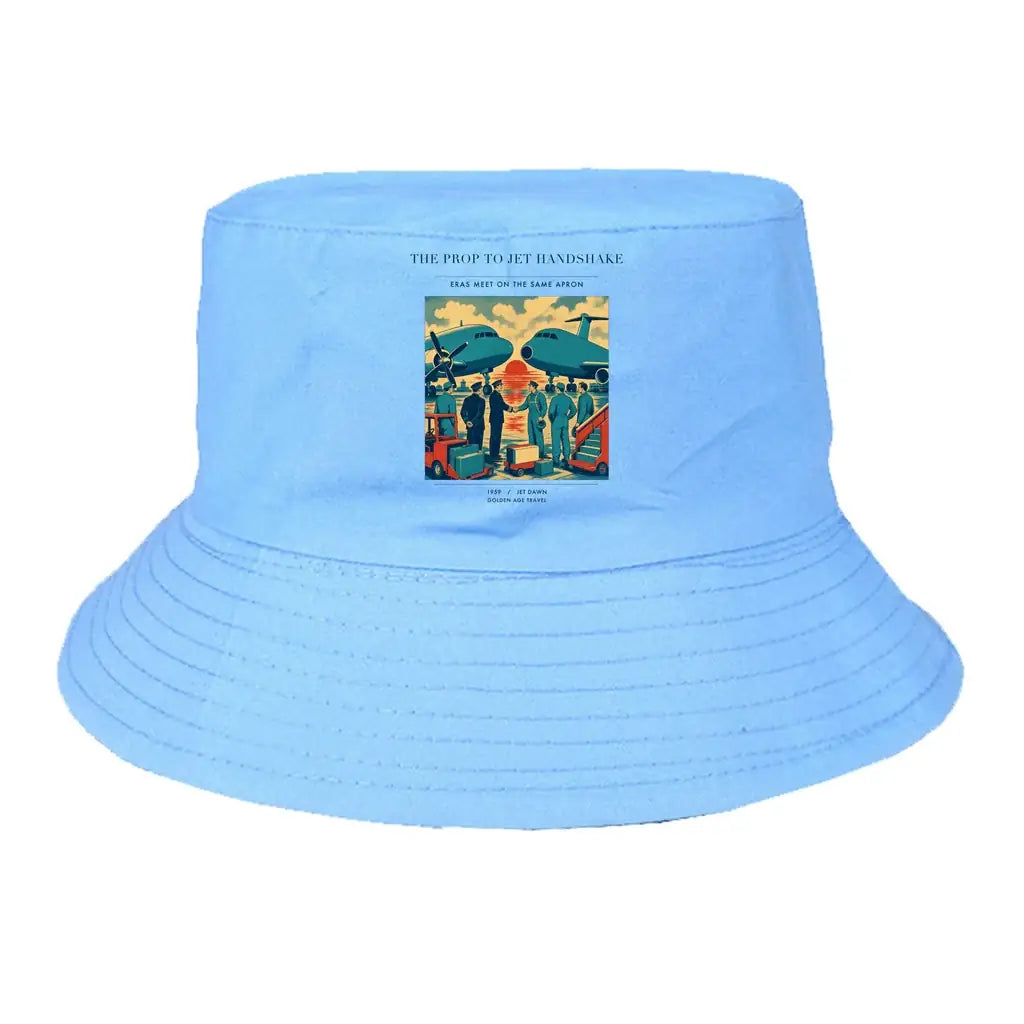 The Prop To Jet Handshake summer hat - light blue