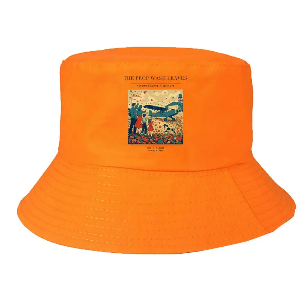 The Prop Wash Leaves summer hat - orange