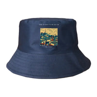 Thumbnail for The Radio Tube Rush summer hat - dark blue