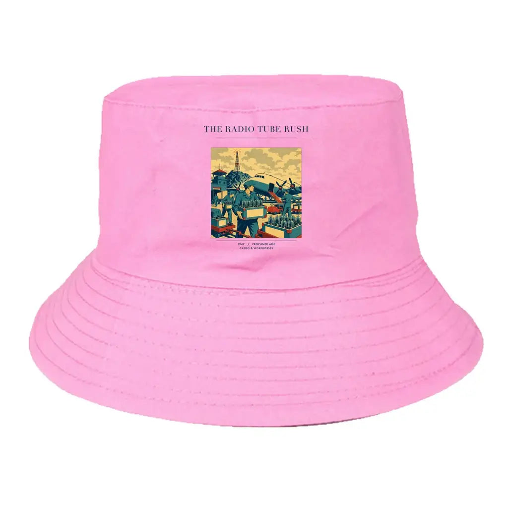 The Radio Tube Rush summer hat - light pink