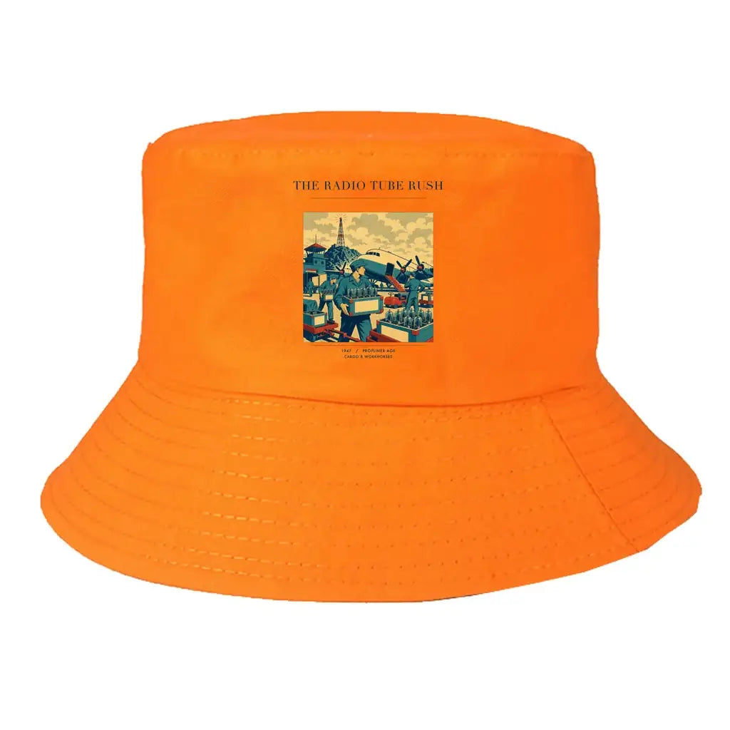 The Radio Tube Rush summer hat - orange