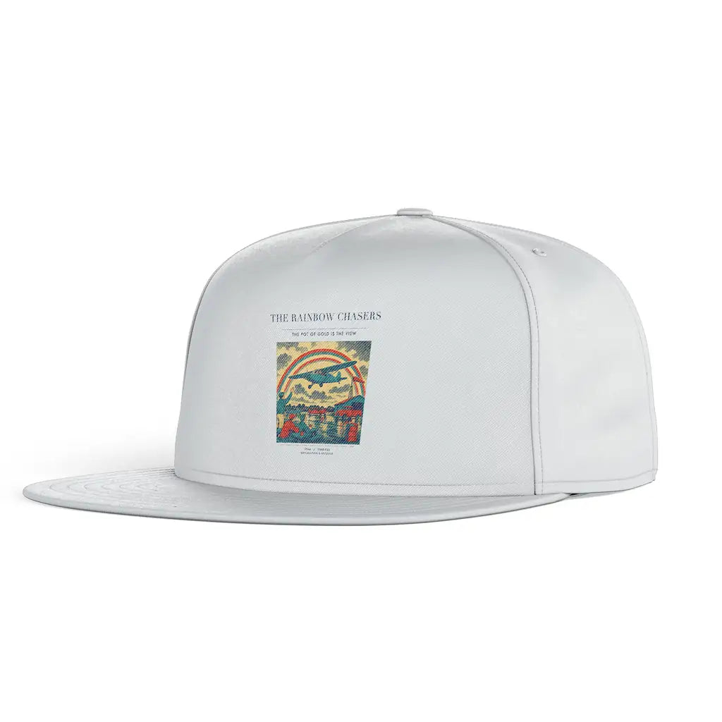 The Rainbow Chasers snapback - white