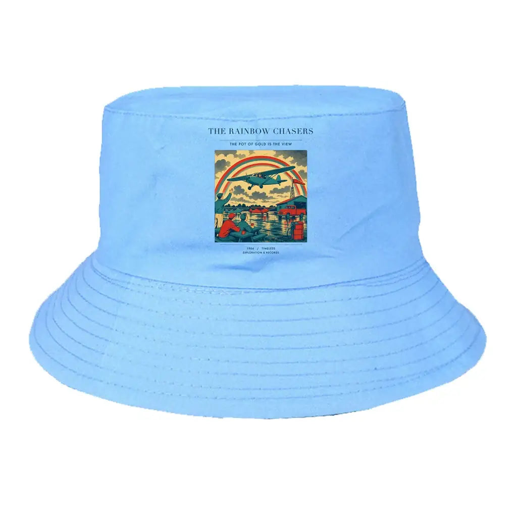 The Rainbow Chasers summer hat - light blue