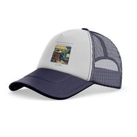 Thumbnail for The Ration Queue By The Field trucker cap - dark blue