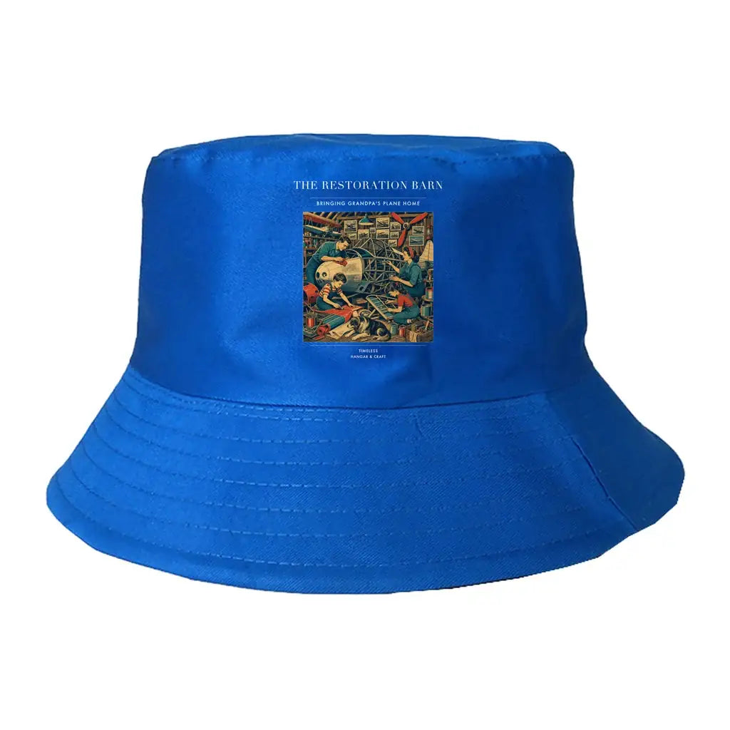 The Restoration Barn summer hat - blue