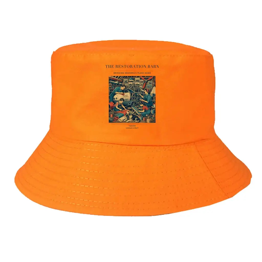 The Restoration Barn summer hat - orange