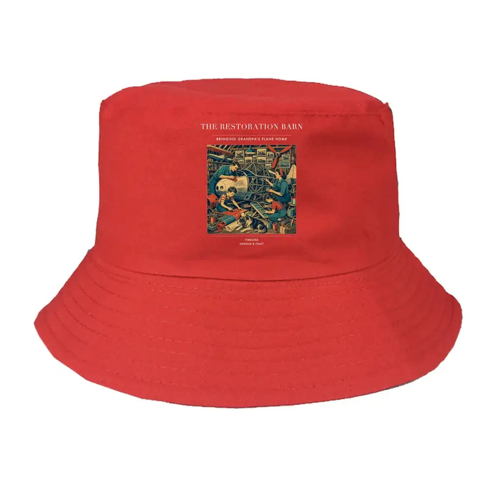 The Restoration Barn summer hat - red