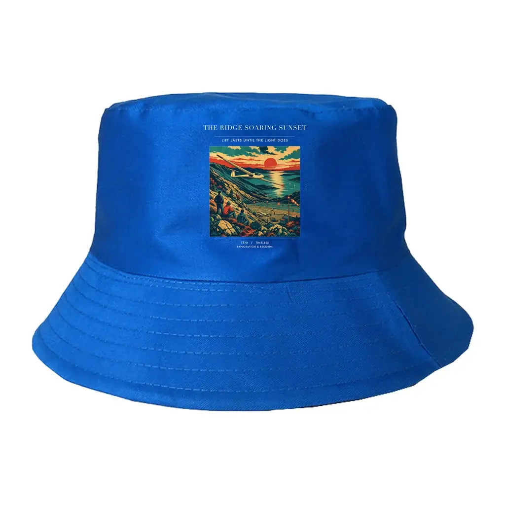The Ridge Soaring Sunset summer hat - blue