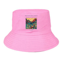 Thumbnail for The River Bar Landing summer hat - light pink