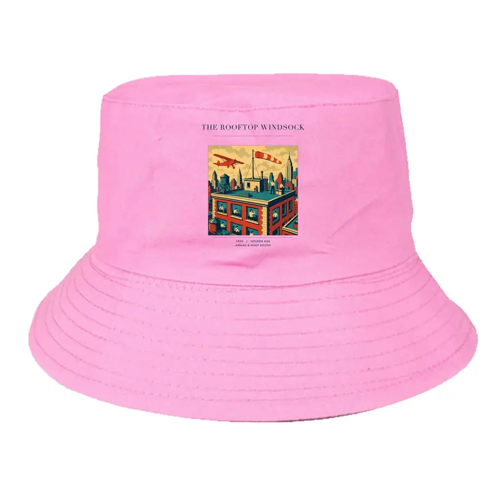 The Rooftop Windsock summer hat - light pink