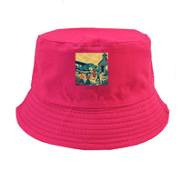 Thumbnail for The Rural Library Wing summer hat - pink